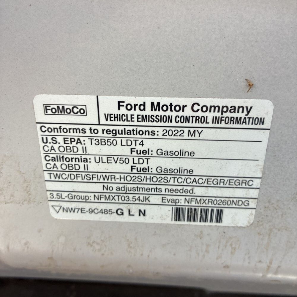 2022 Ford F150 Platinum