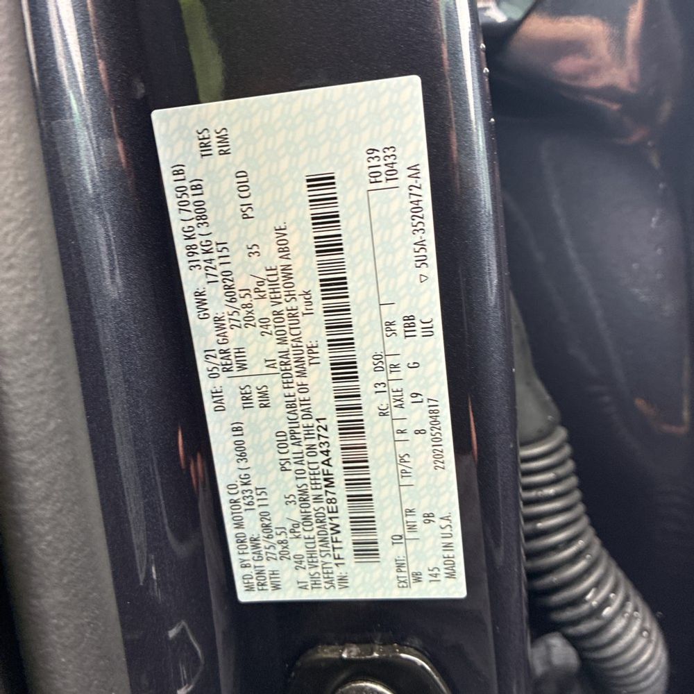 2021 Ford F-150 Platinum