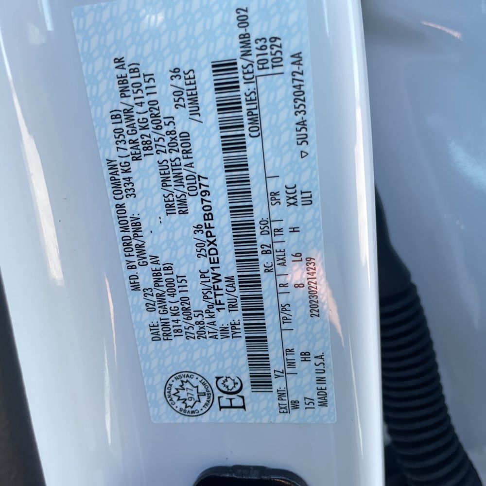 2023 Ford F150 Lariat