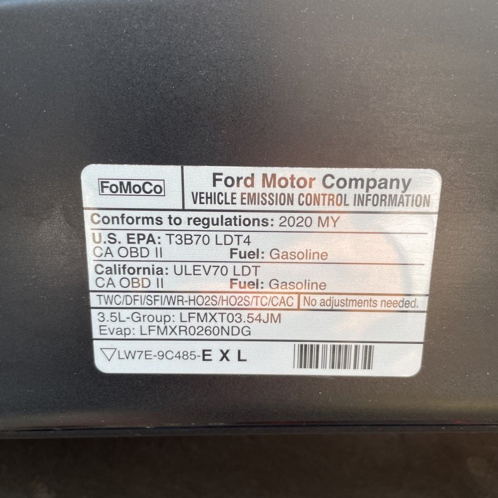 2020 Ford F-150 Raptor
