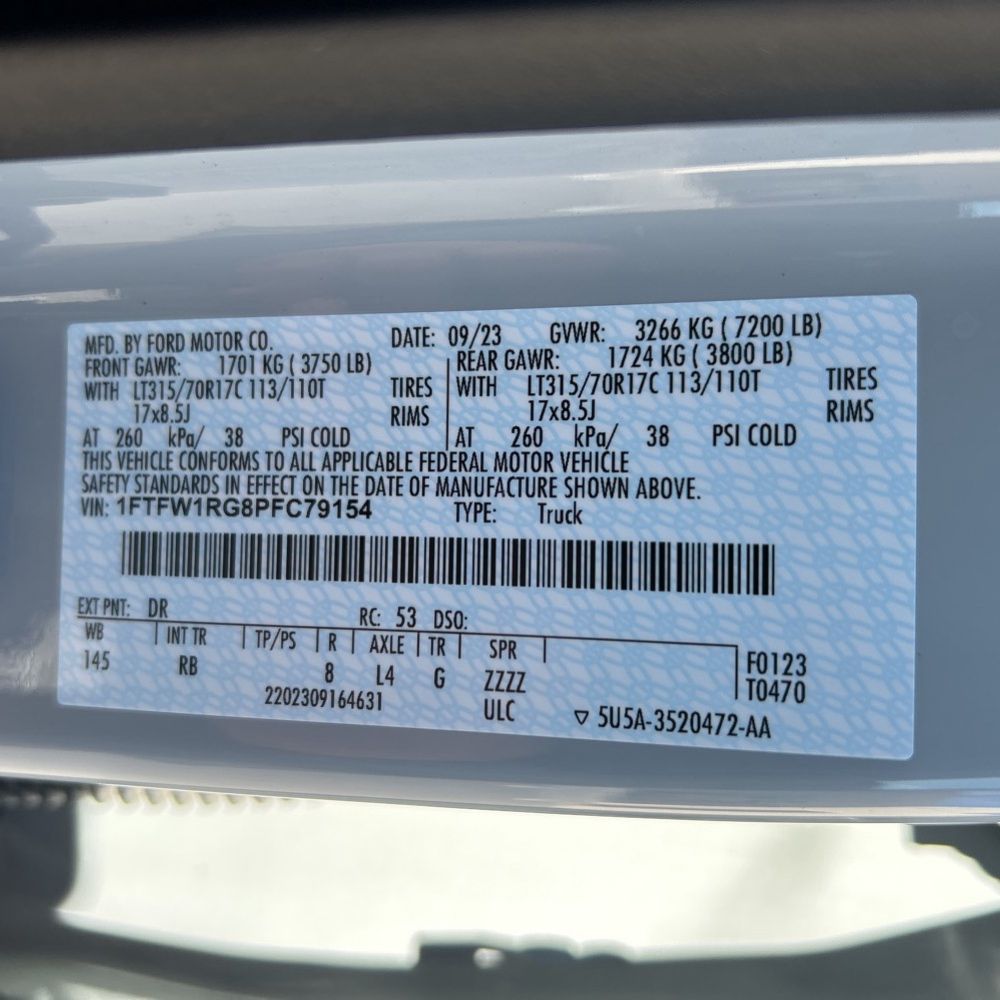 2023 Ford F-150 Raptor