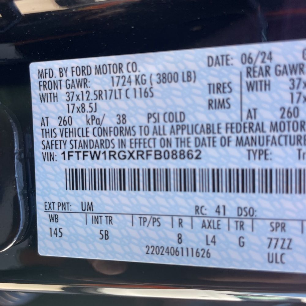 2024 Ford F-150 Raptor