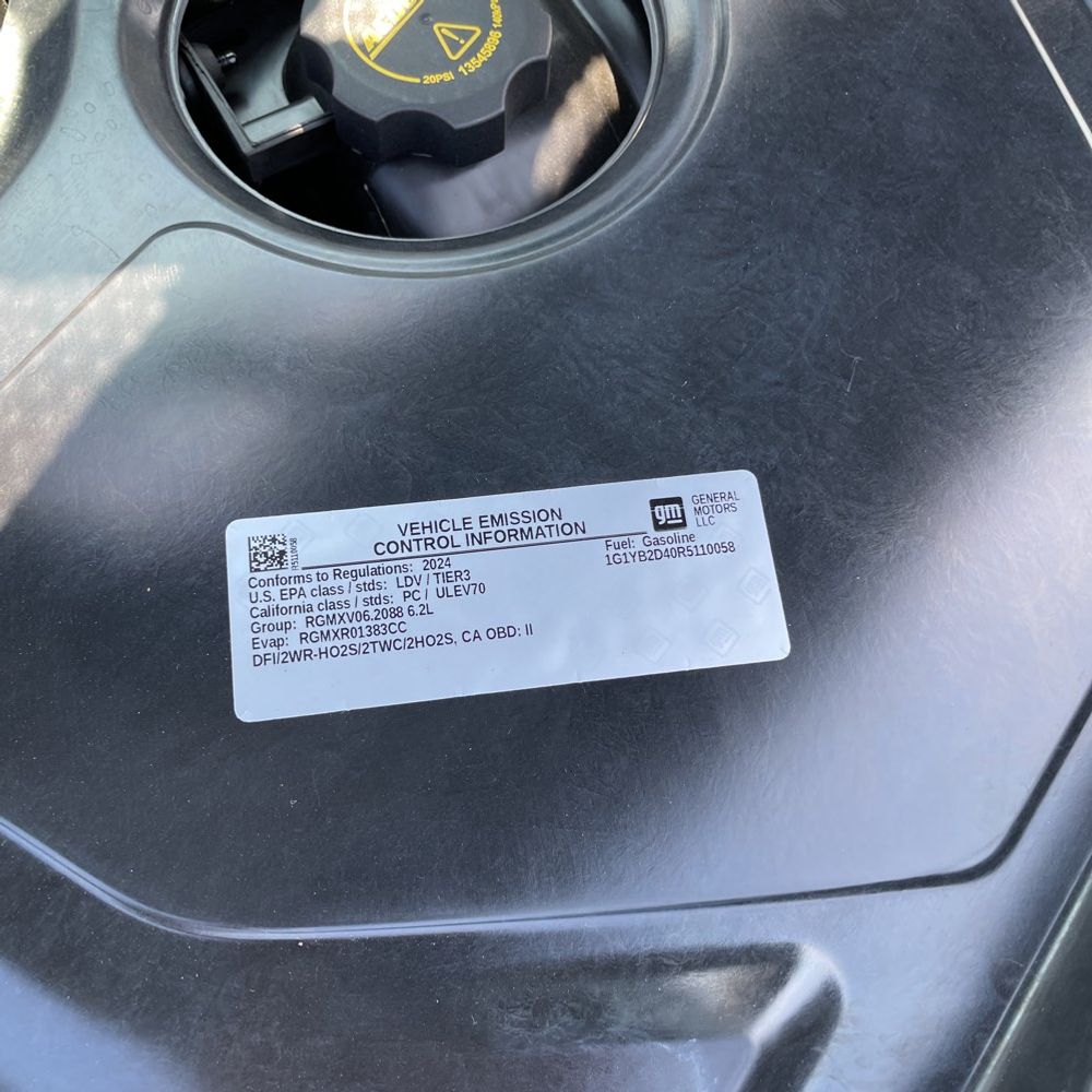 2024 Chevrolet Corvette Stingray