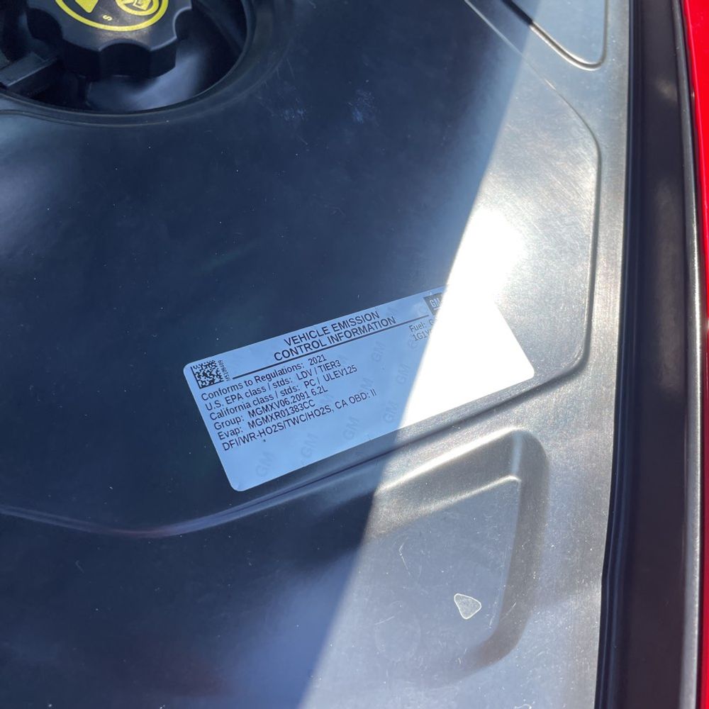 2021 Chevrolet Corvette Stingray