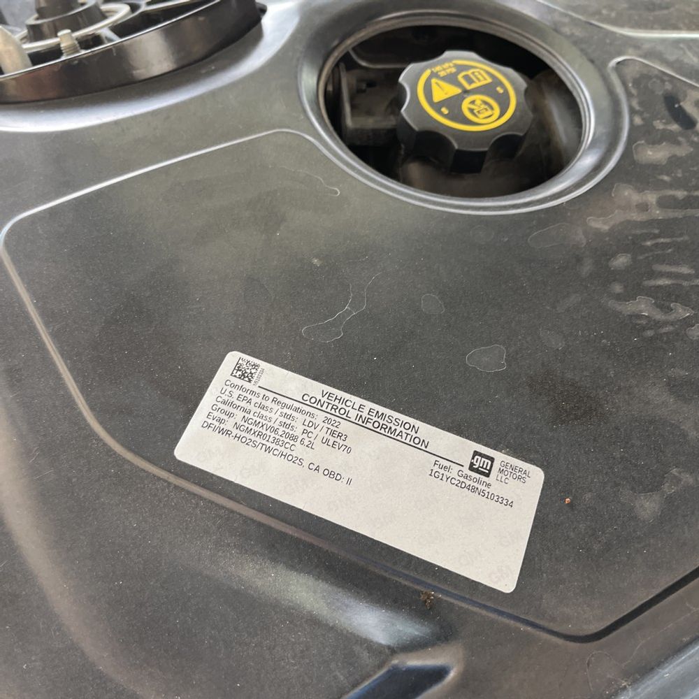 2022 Chevrolet Corvette Stingray