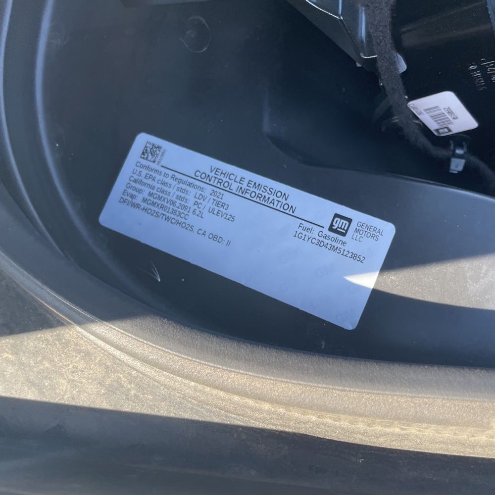 2021 Chevrolet Corvette Stingray