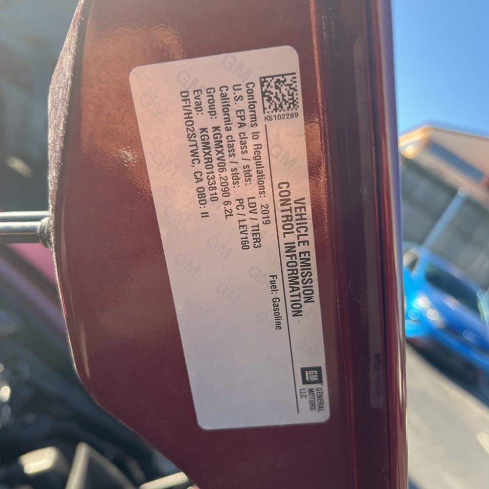2019 Chevrolet Corvette Grand Sport