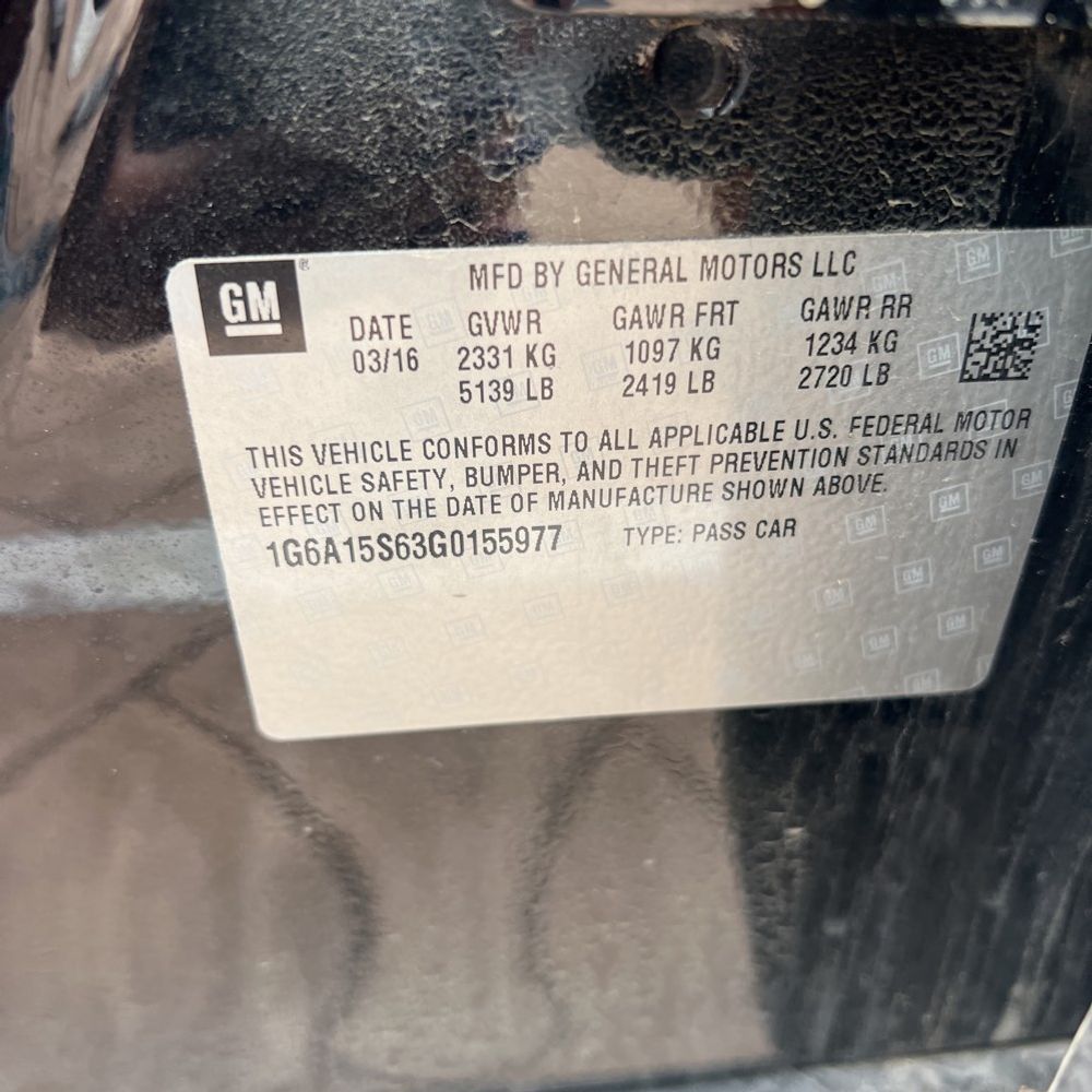 2016 Cadillac CTS-V Base