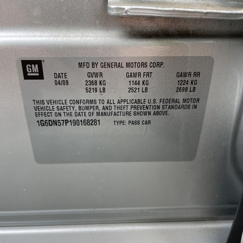 2009 Cadillac CTS-V Base