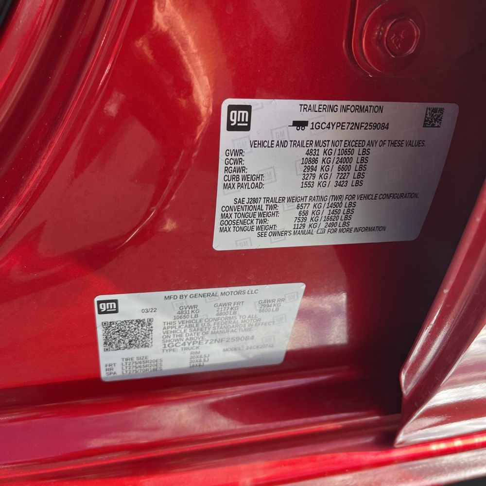 2022 Chevrolet Silverado 2500HD LTZ