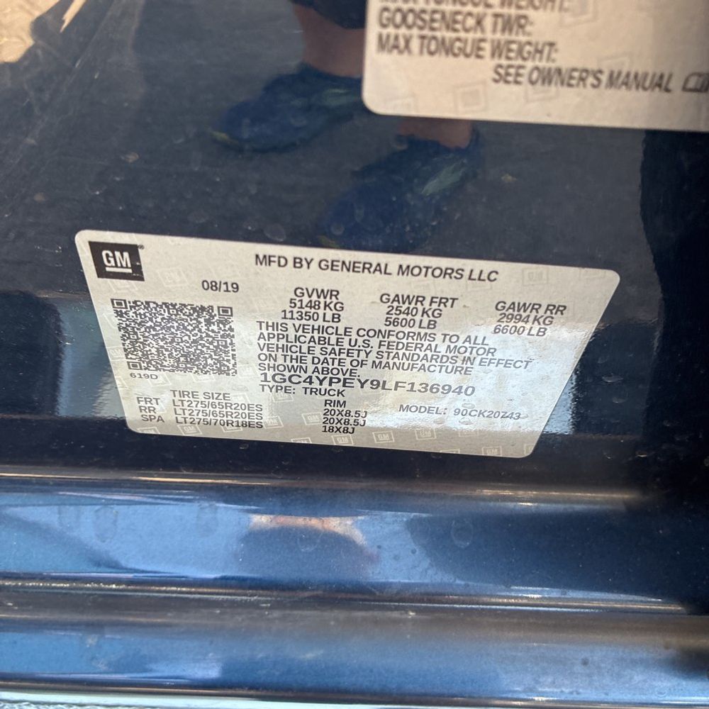 2020 Chevrolet Silverado 2500HD LTZ