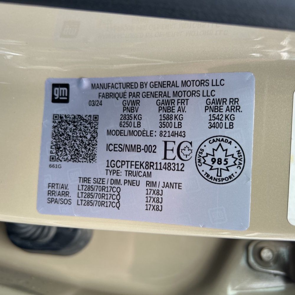 2024 Chevrolet Colorado ZR2