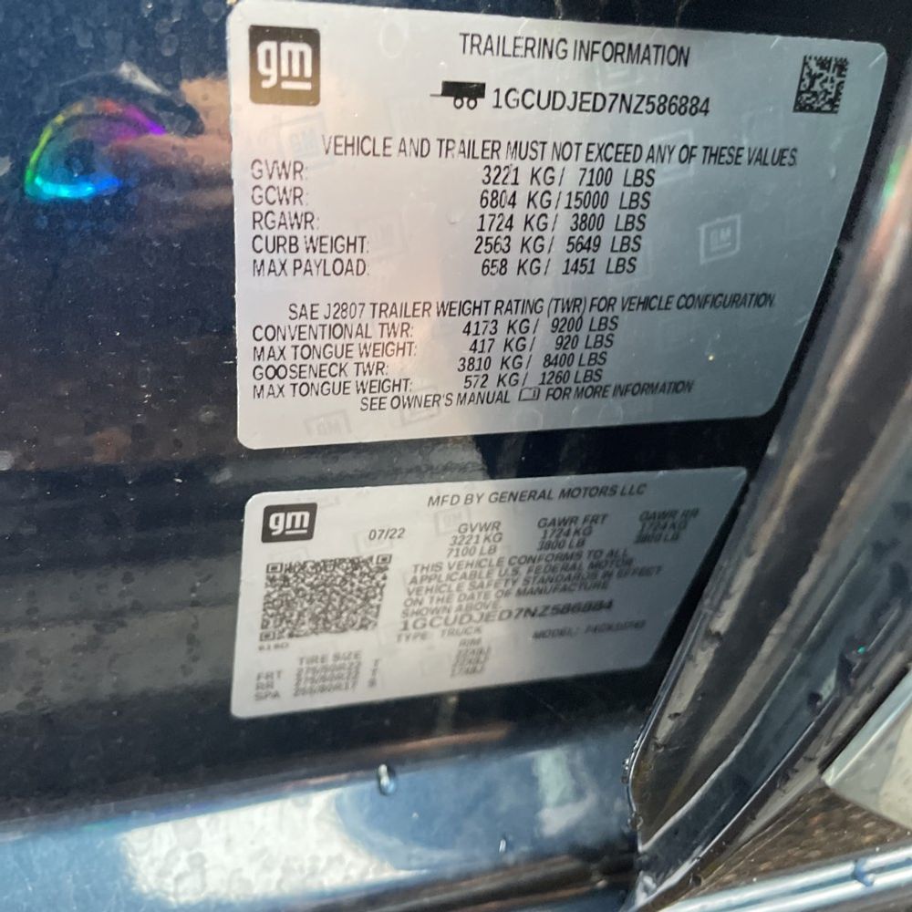 2022 Chevrolet Silverado 1500 High Country