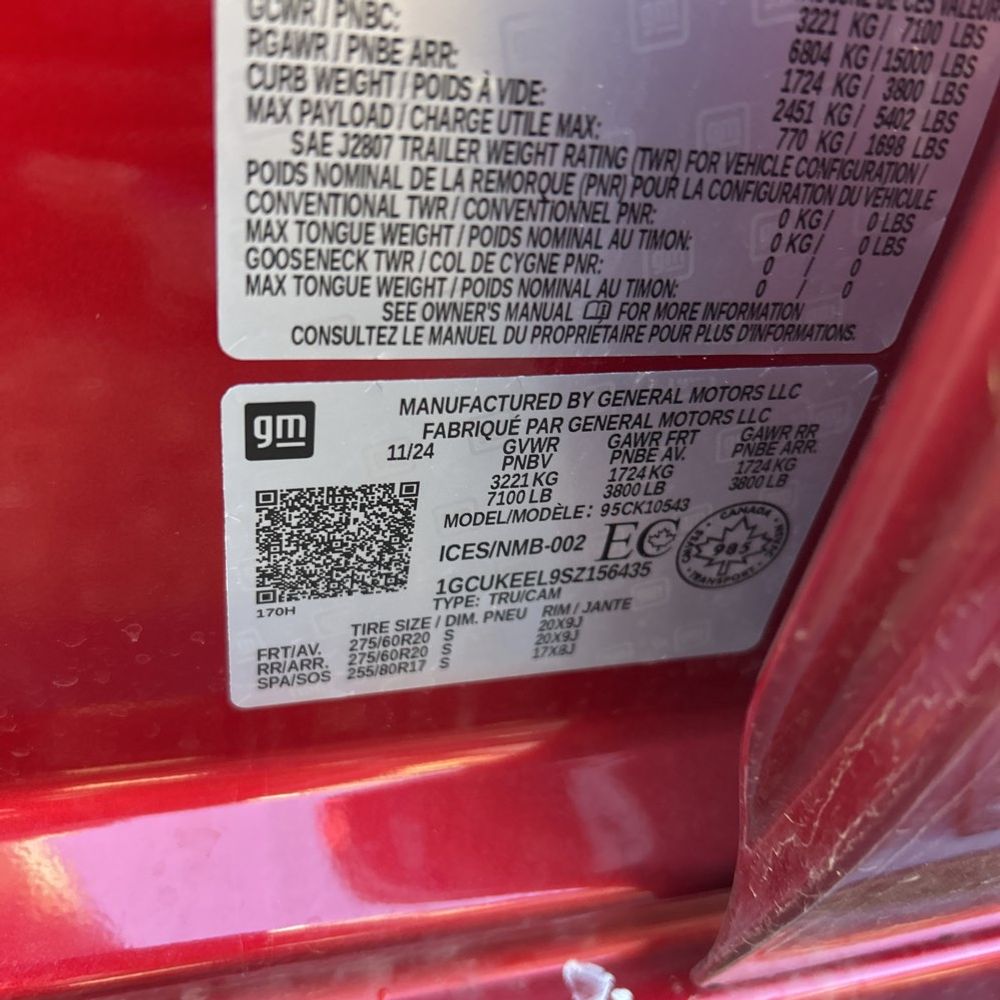 2025 Chevrolet Silverado 1500 RST