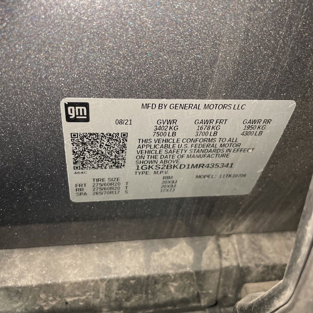 2021 GMC Yukon SLT 4D SUV 4WD