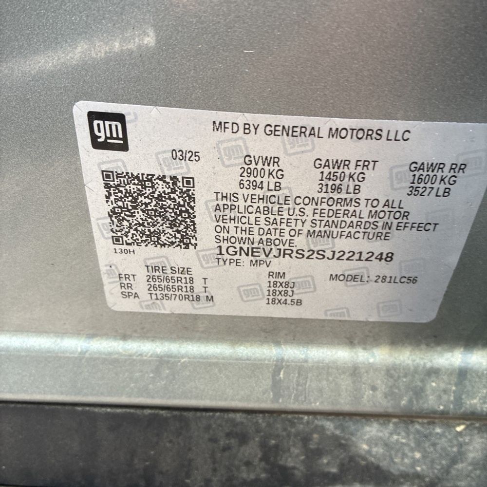2025 Chevrolet Traverse Z71