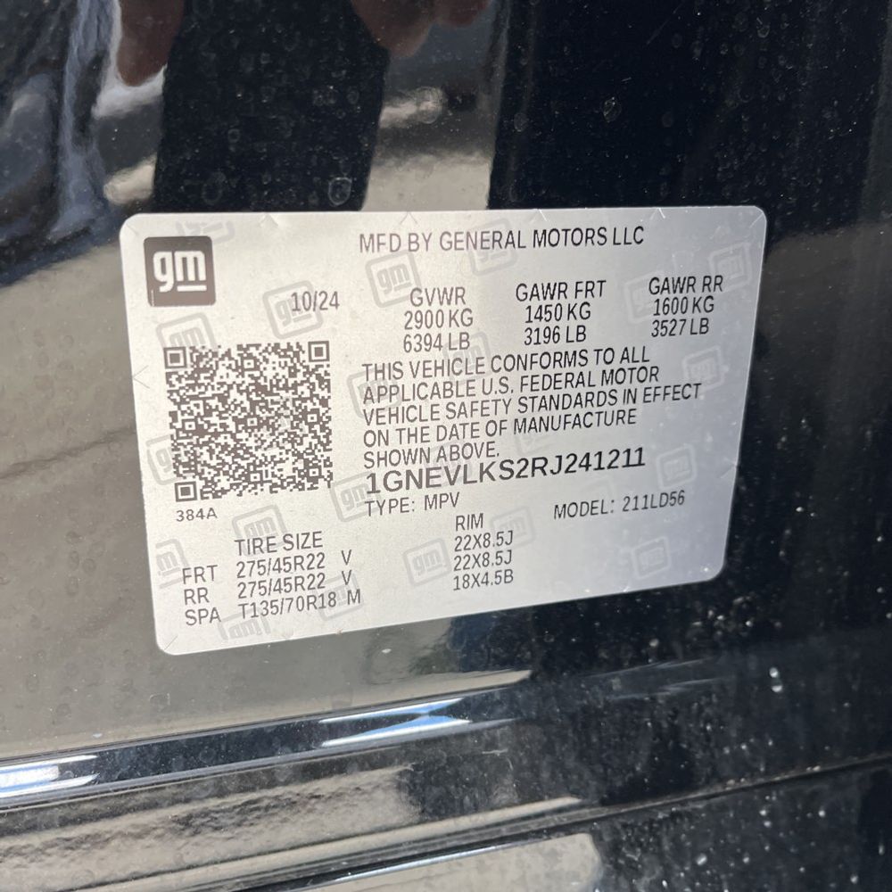 2024 Chevrolet Traverse RS