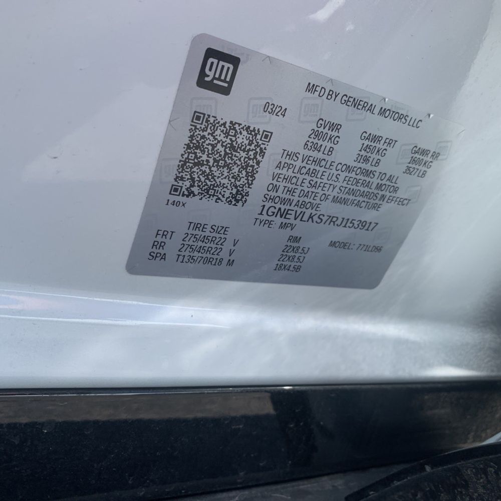 2024 Chevrolet Traverse RS