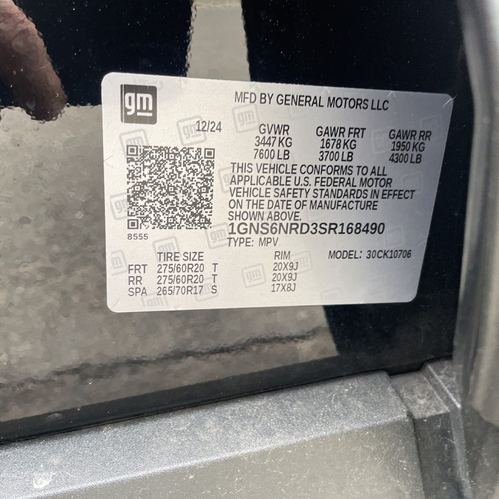 2025 Chevrolet Tahoe LT