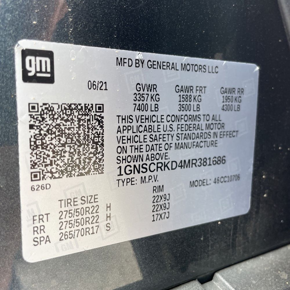 2021 Chevrolet Tahoe RST