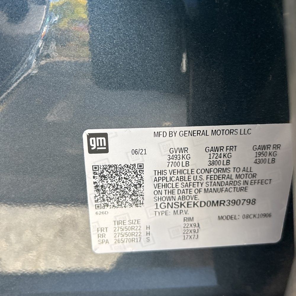 2021 Chevrolet Suburban RST