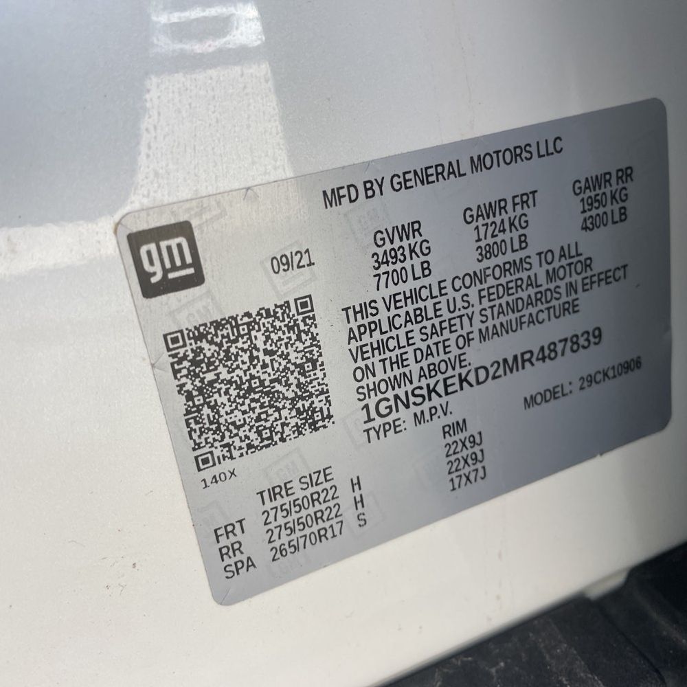 2021 Chevrolet Suburban RST