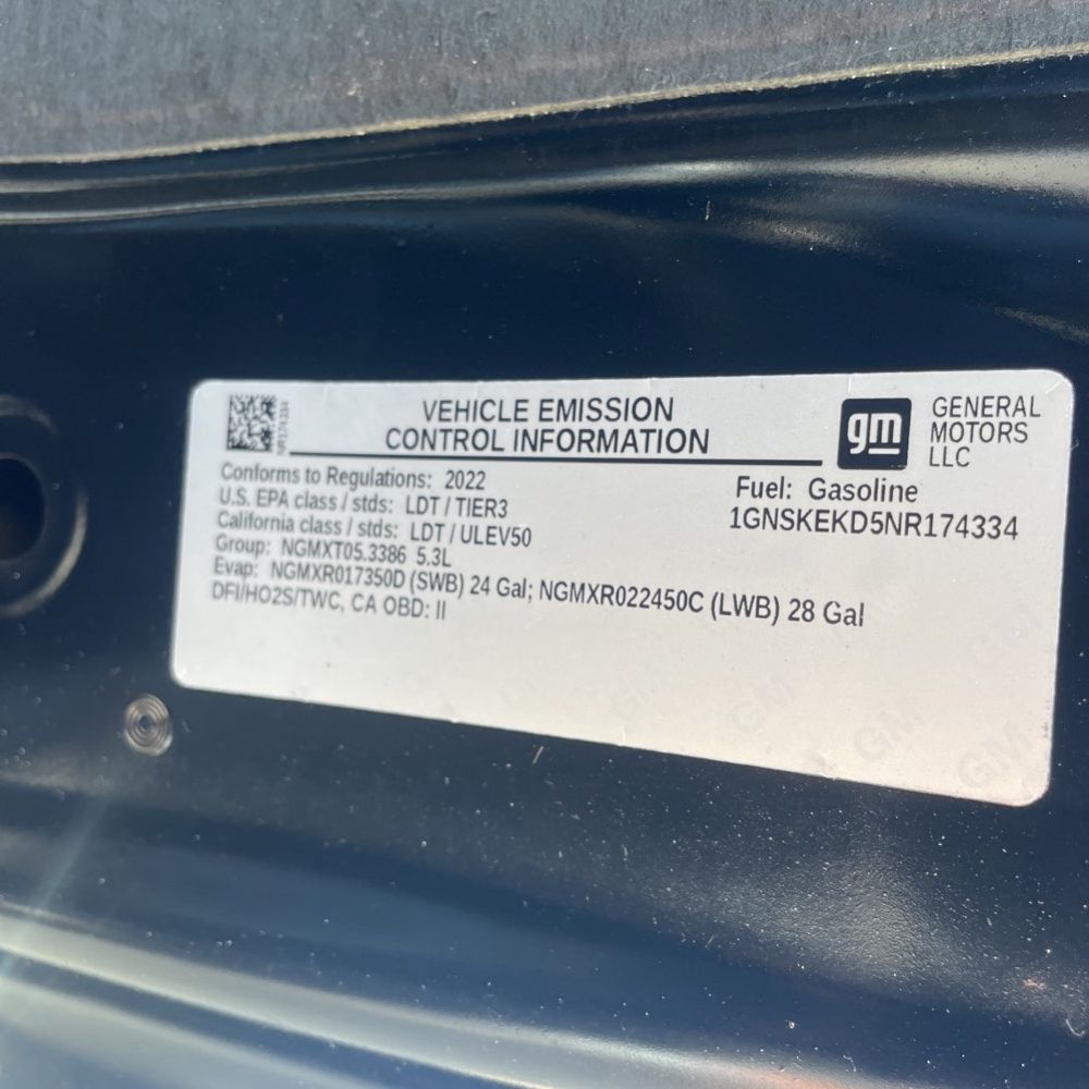 2022 Chevrolet Suburban RST