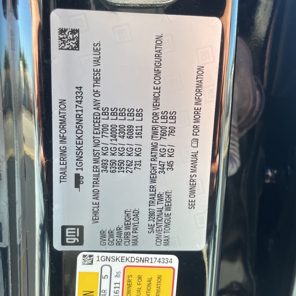 2022 Chevrolet Suburban RST