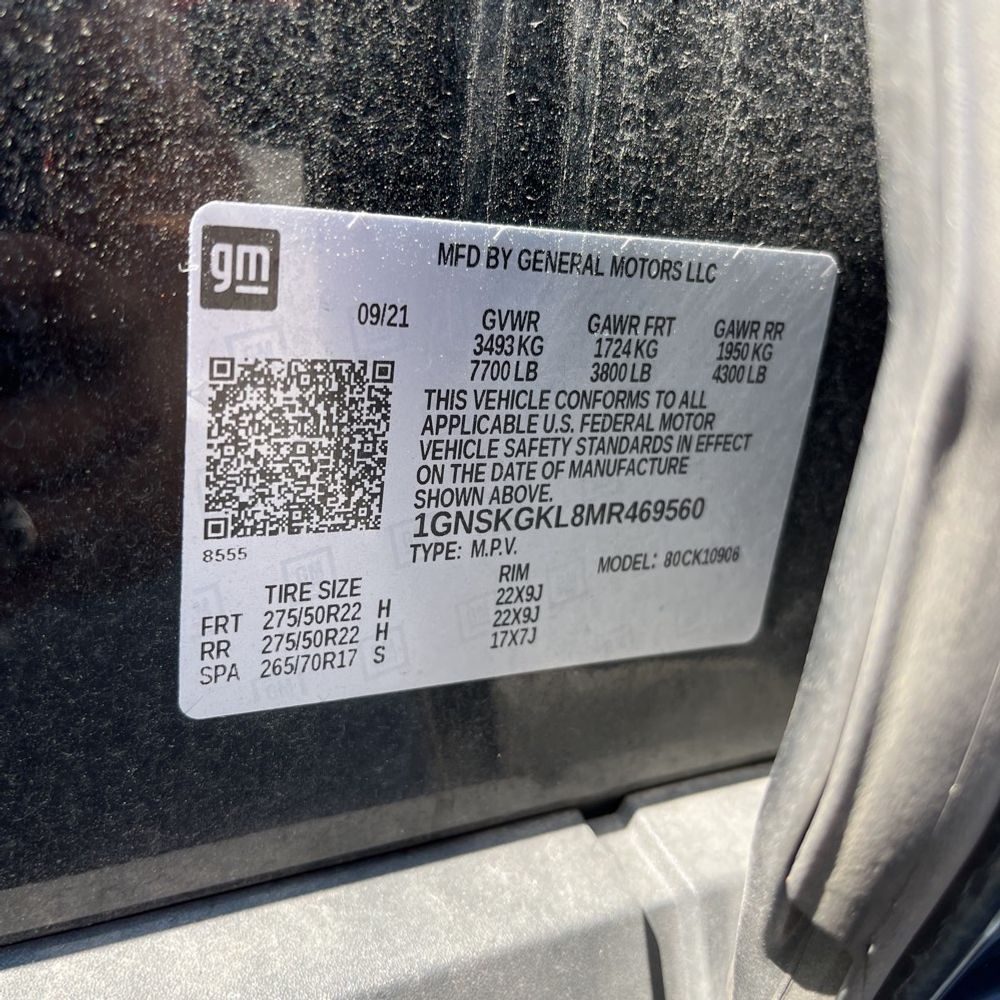 2021 Chevrolet Suburban High Country