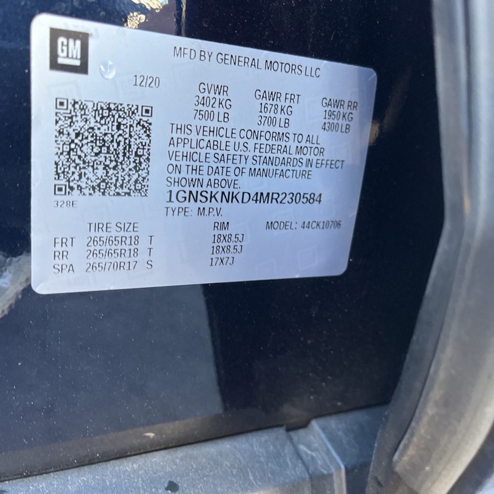 2021 Chevrolet Tahoe LT