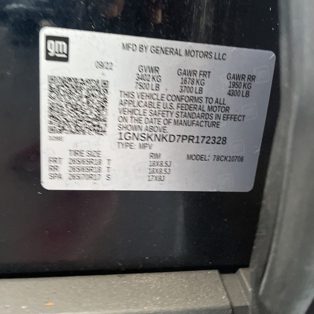 2023 Chevrolet Tahoe LT