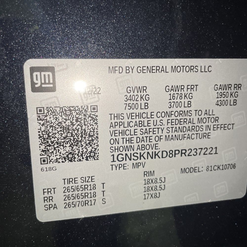 2023 Chevrolet Tahoe LT