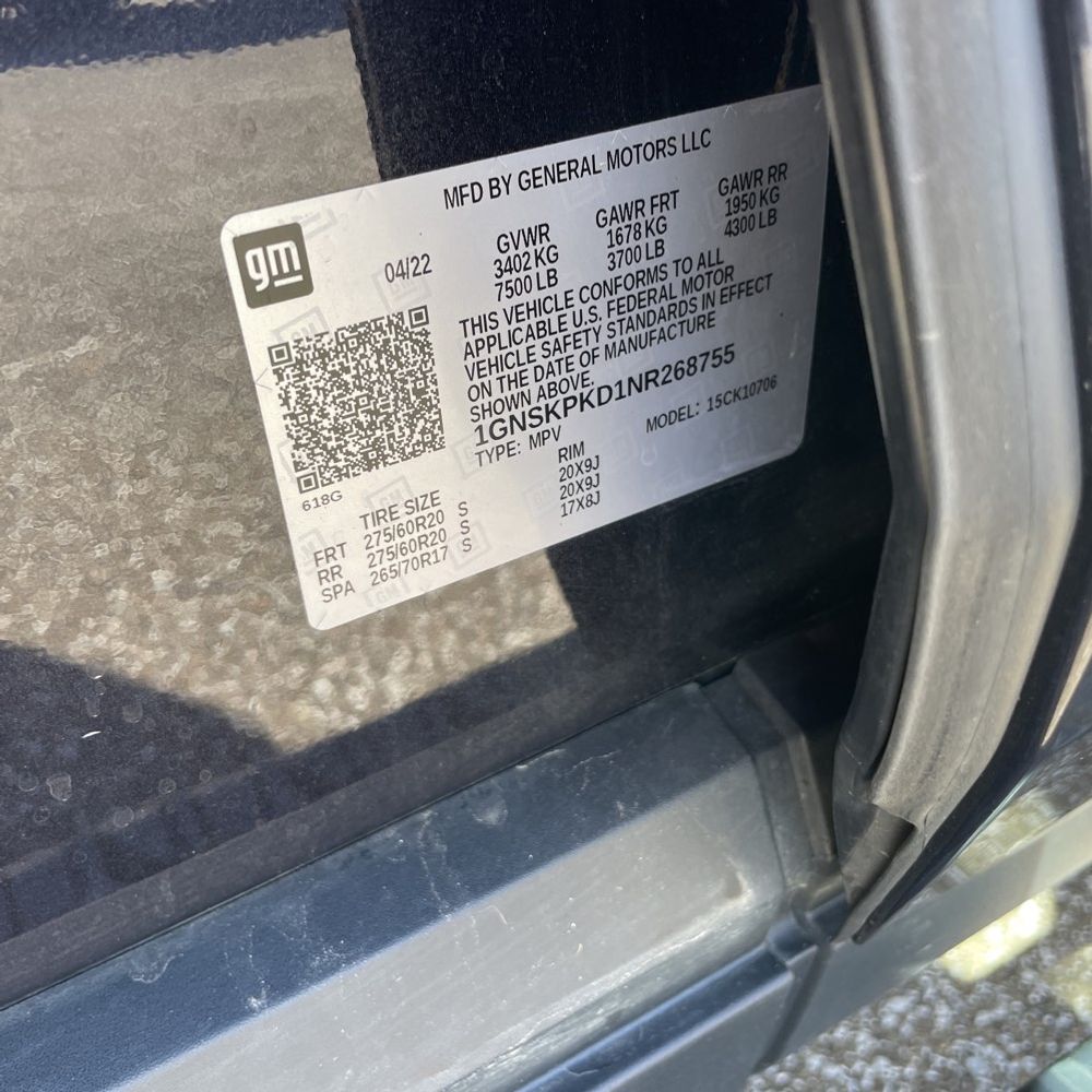 2022 Chevrolet Tahoe Z71