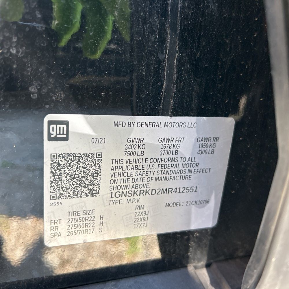 2021 Chevrolet Tahoe RST