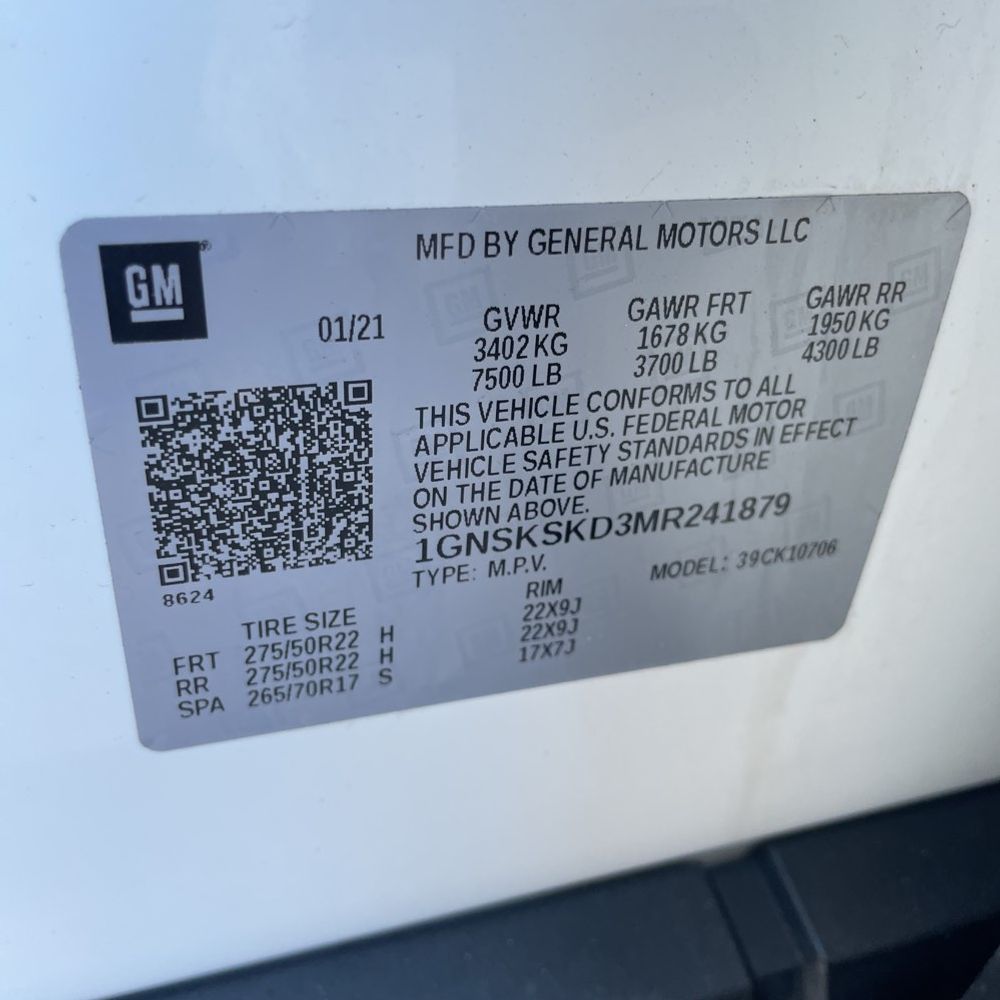 2021 Chevrolet Tahoe Premier