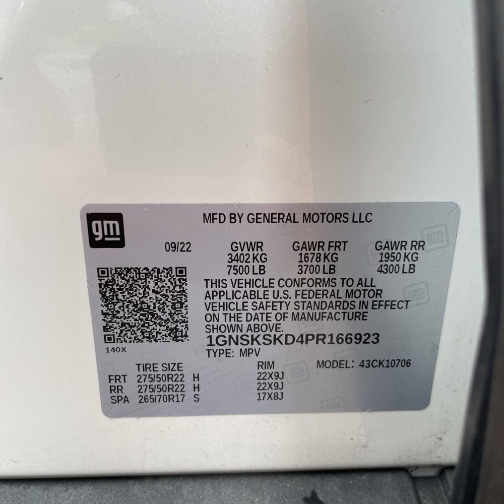 2023 Chevrolet Tahoe Premier