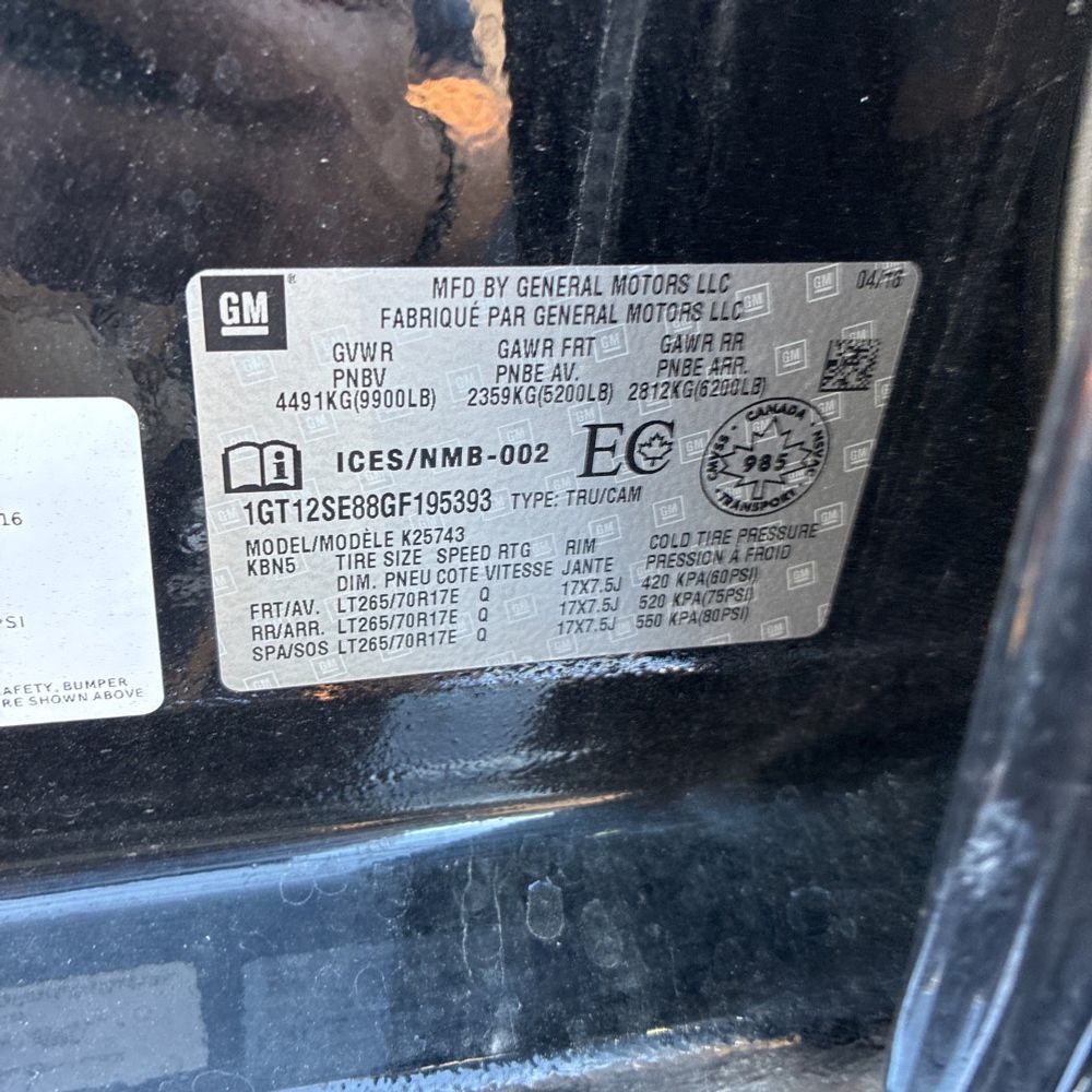 2016 GMC Sierra 2500 SLE