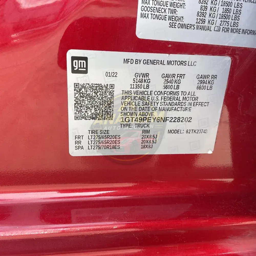 2022 GMC Sierra 2500HD AT4