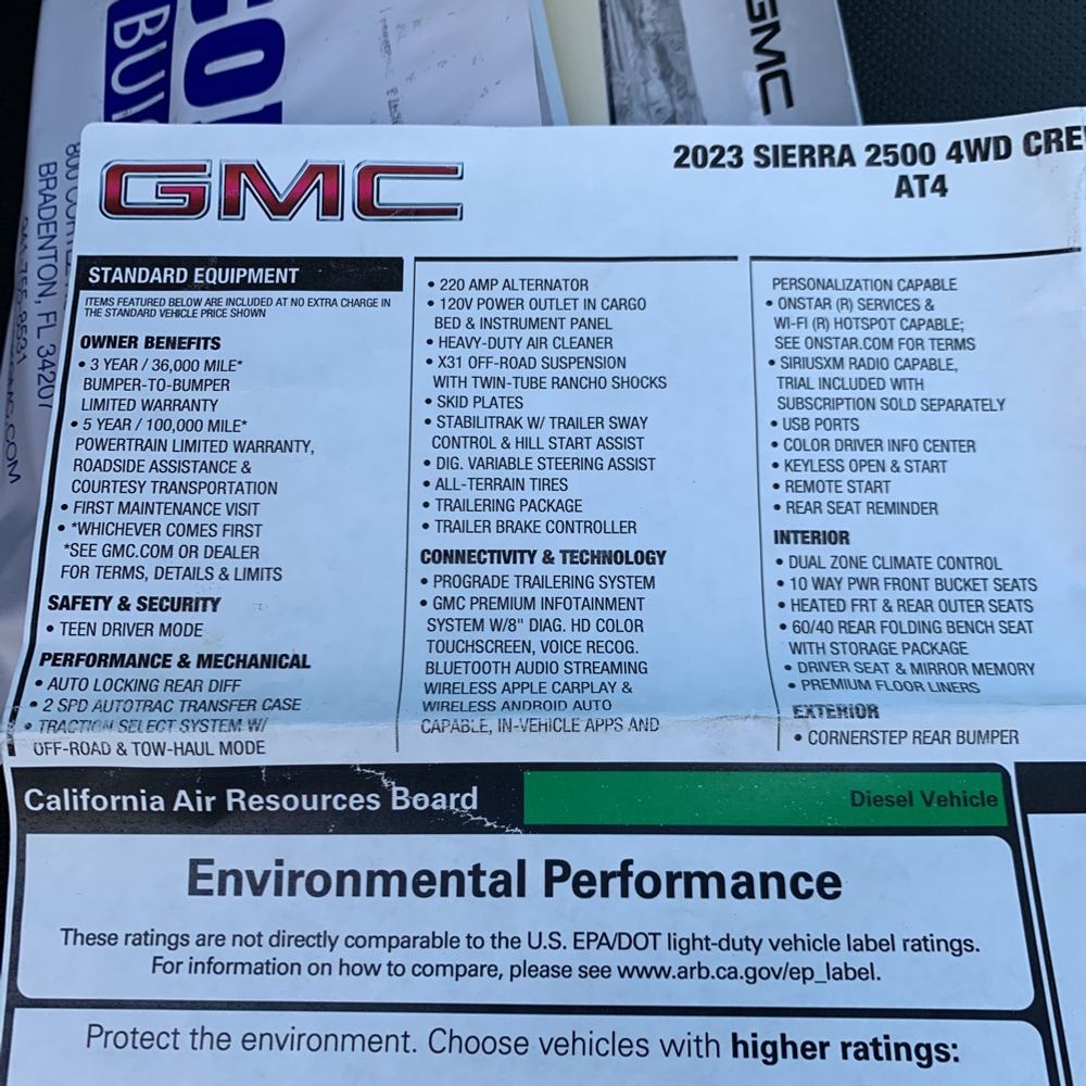 2023 GMC Sierra 2500HD AT4