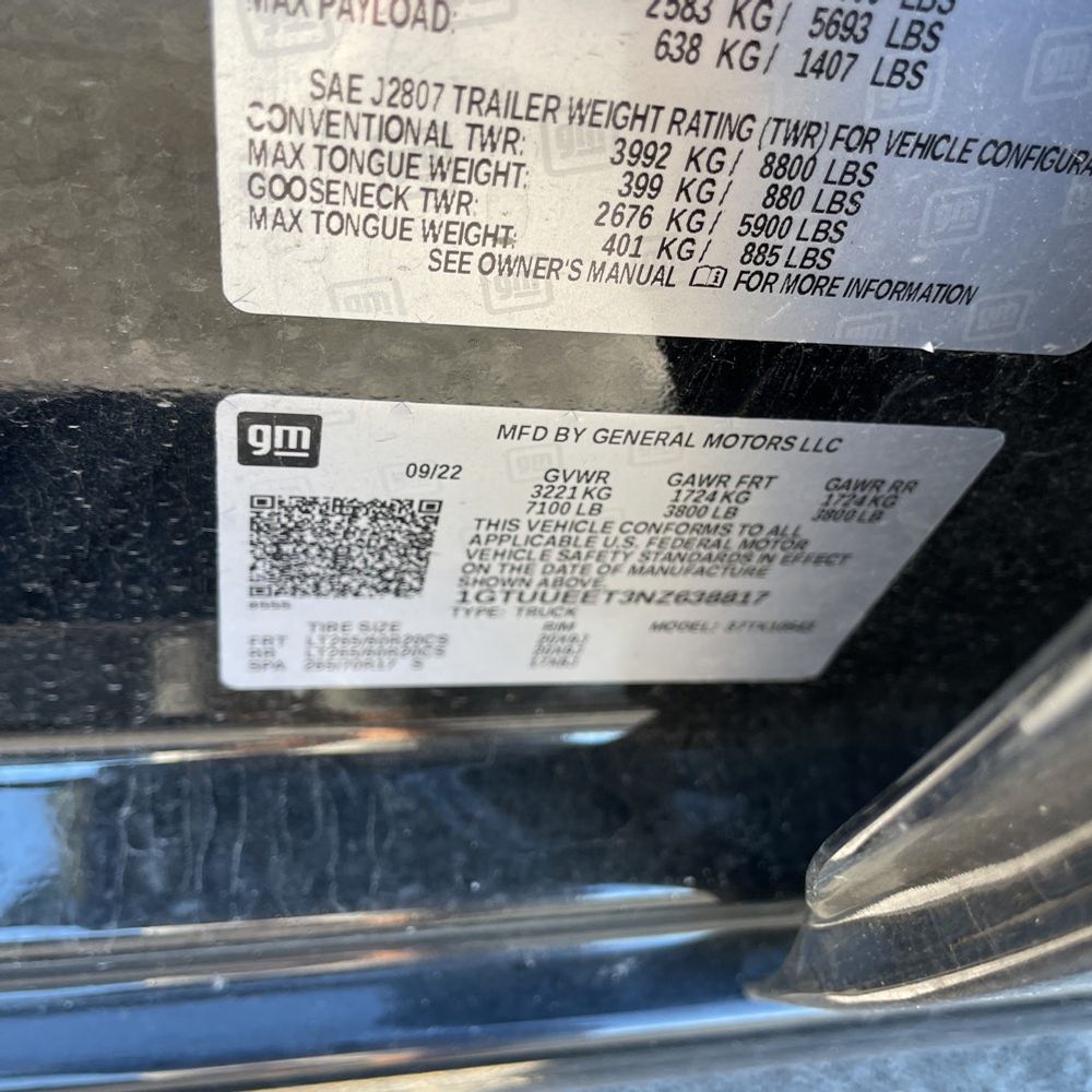 2022 GMC Sierra 1500 AT4