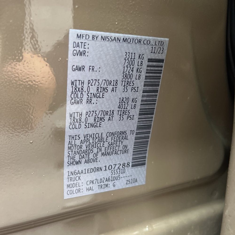 2024 Nissan Titan PRO-4X