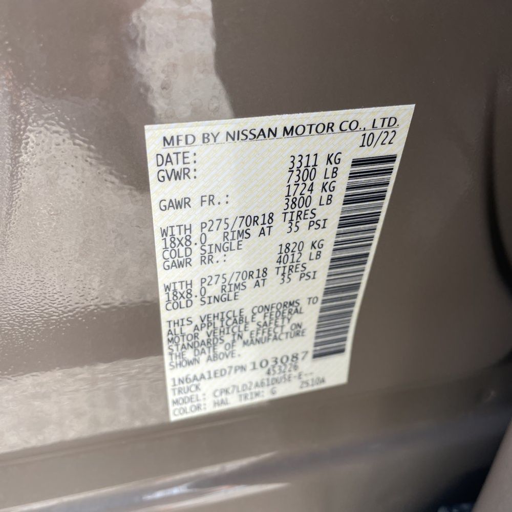 2023 Nissan Titan PRO-4X