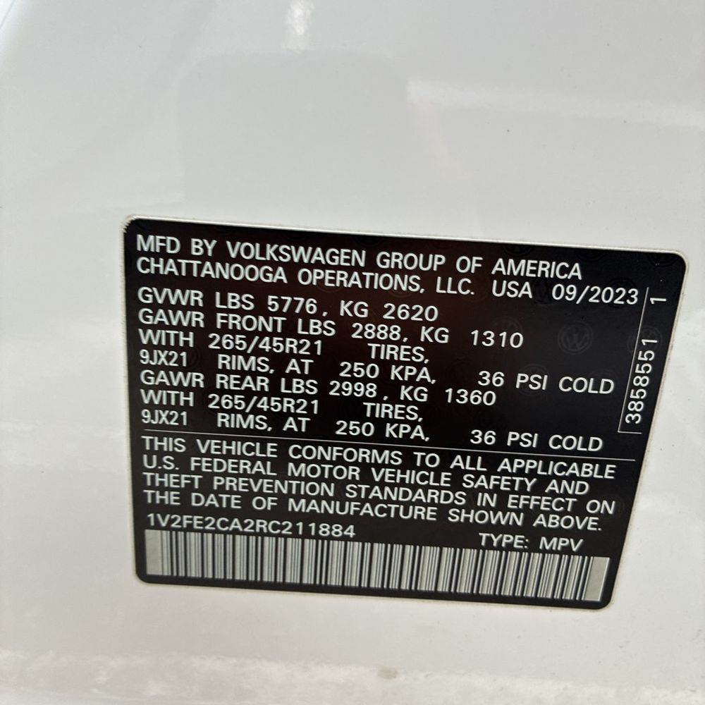 2024 Volkswagen Atlas Cross Sport SEL Premium R-Line 4Motion