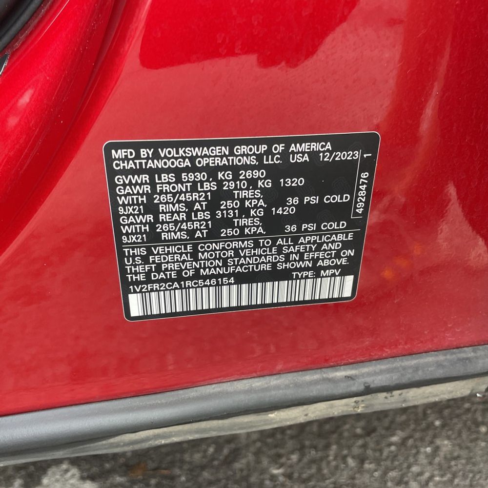 2024 Volkswagen Atlas SEL Premium R-Line 4Motion