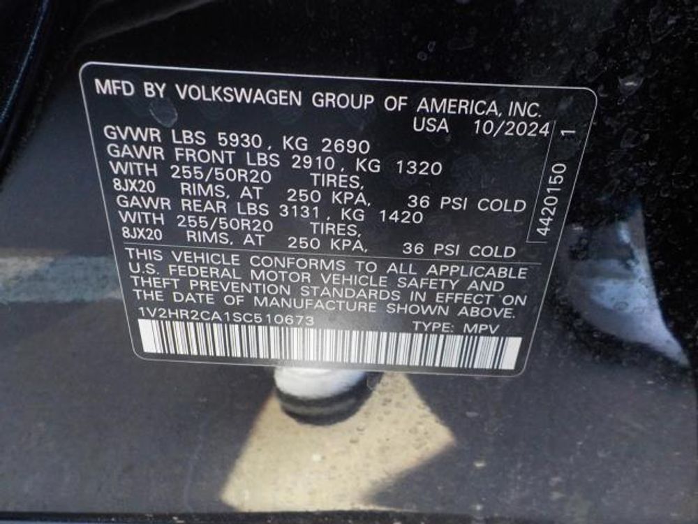 2025 Volkswagen Atlas 2.0T SE w/Technology