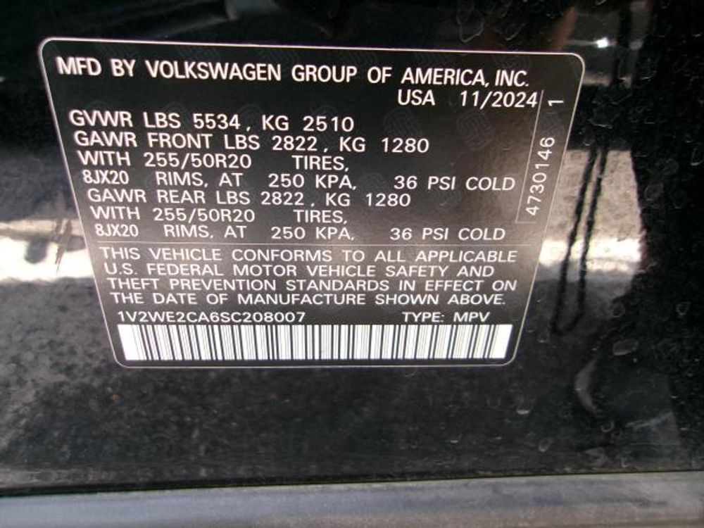 2025 Volkswagen Atlas Cross Sport 2.0T SE w/Technology