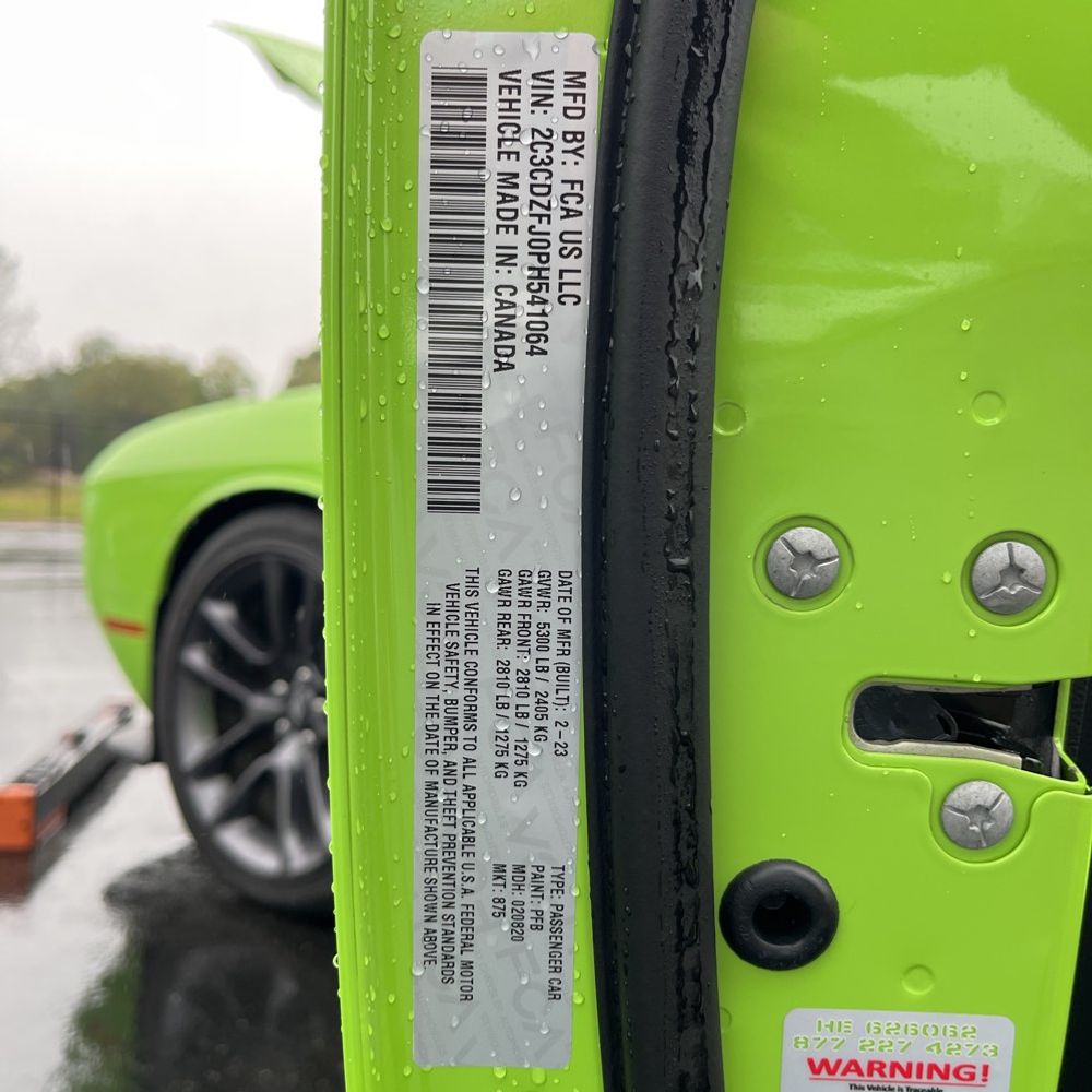 2023 Dodge Challenger R/T SCAT PACK