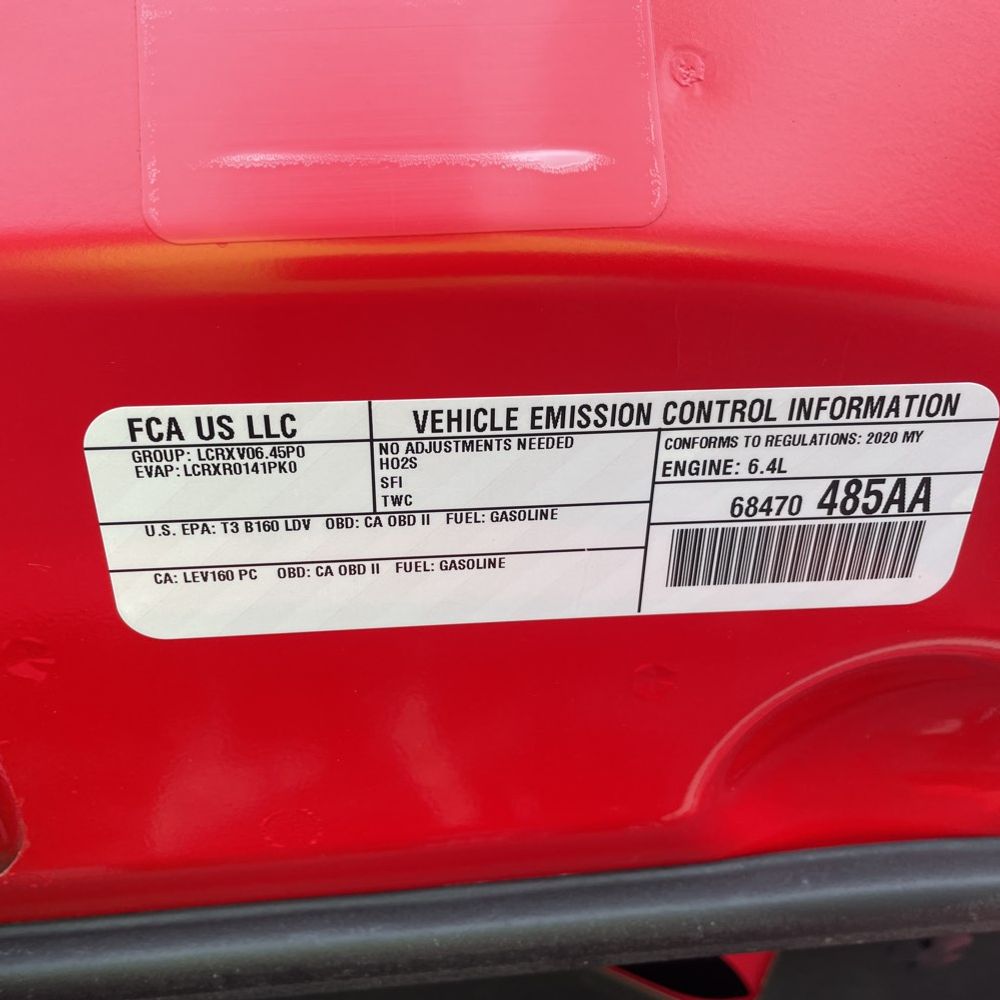 2020 Dodge Challenger R/T SCAT PACK