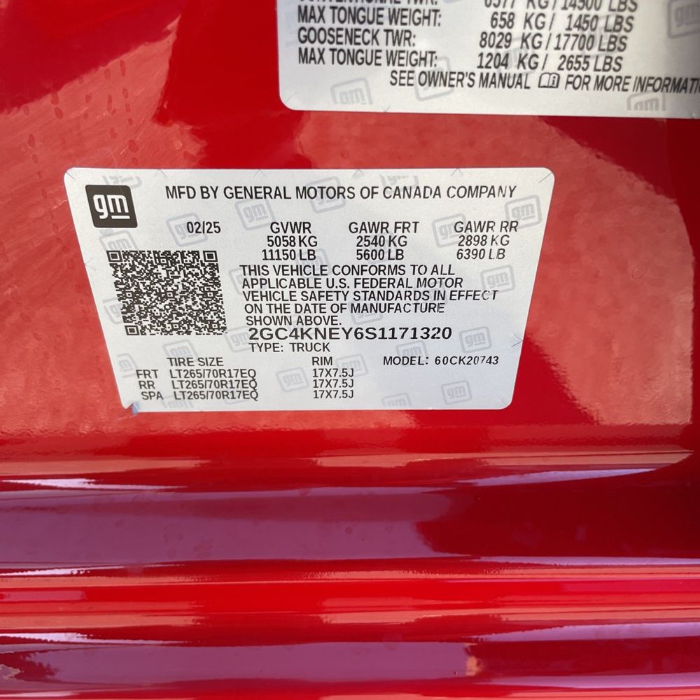 2025 Chevrolet Silverado 2500HD LT