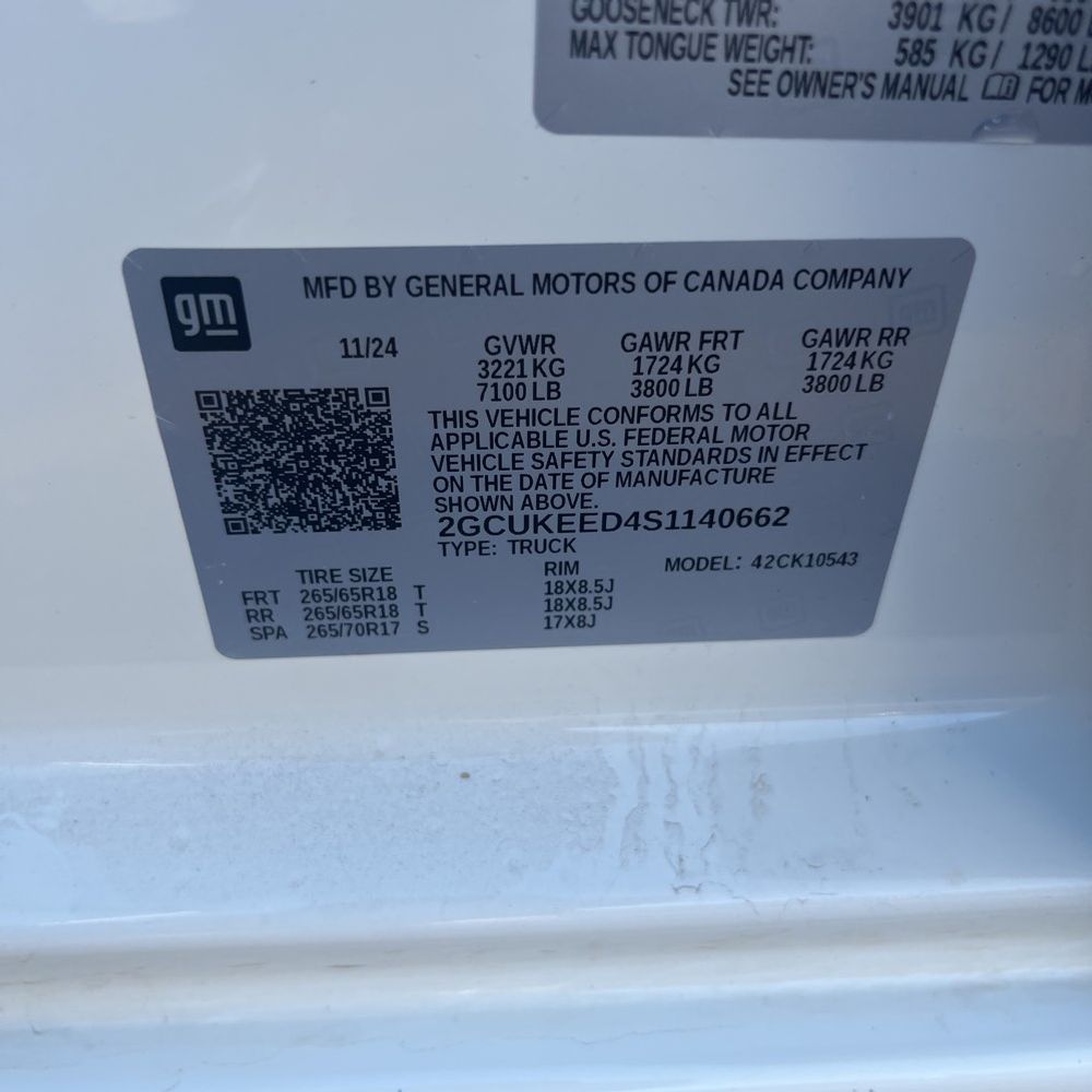 2025 Chevrolet Silverado 1500 RST